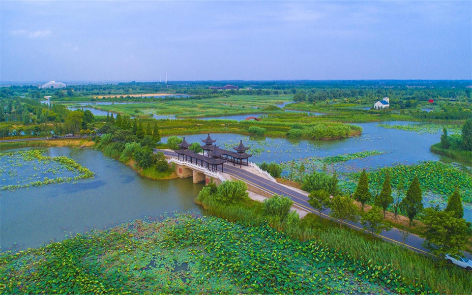 洪泽湖湿地公园景点图片