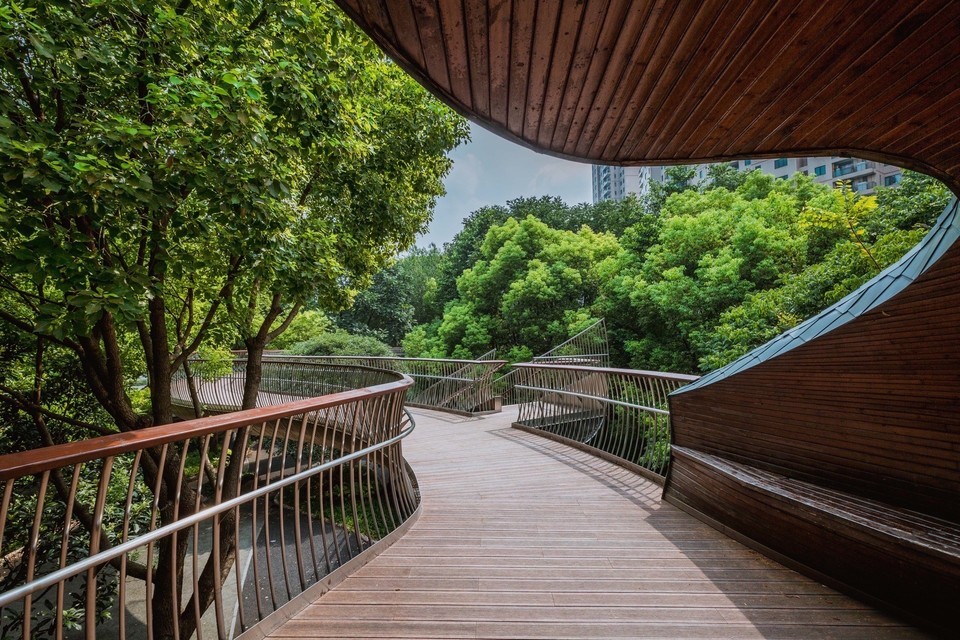 苏州河景观步廊图片