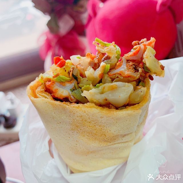 一张煎饼炸串卷煎饼