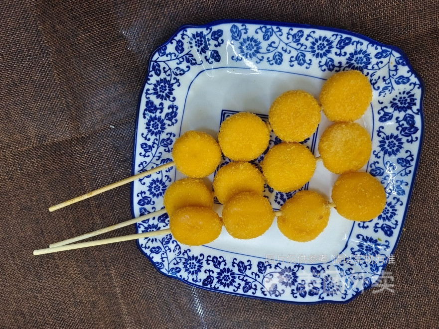 南瓜饼串图片