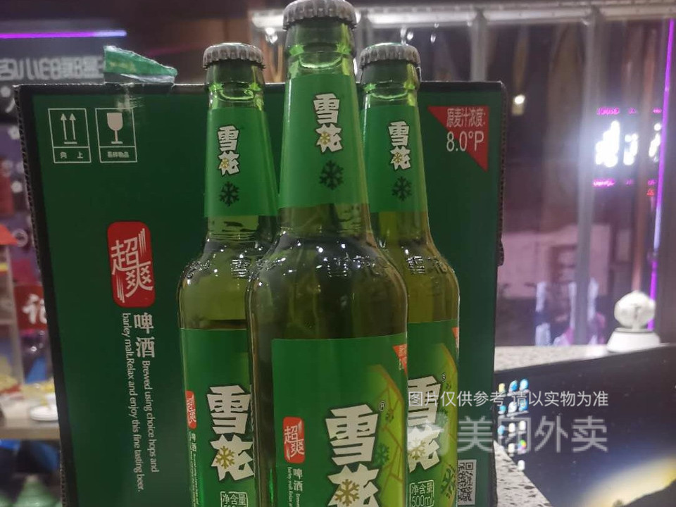 雪花超爽啤酒