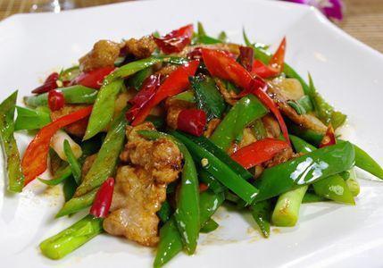 葱姜小炒肉图片