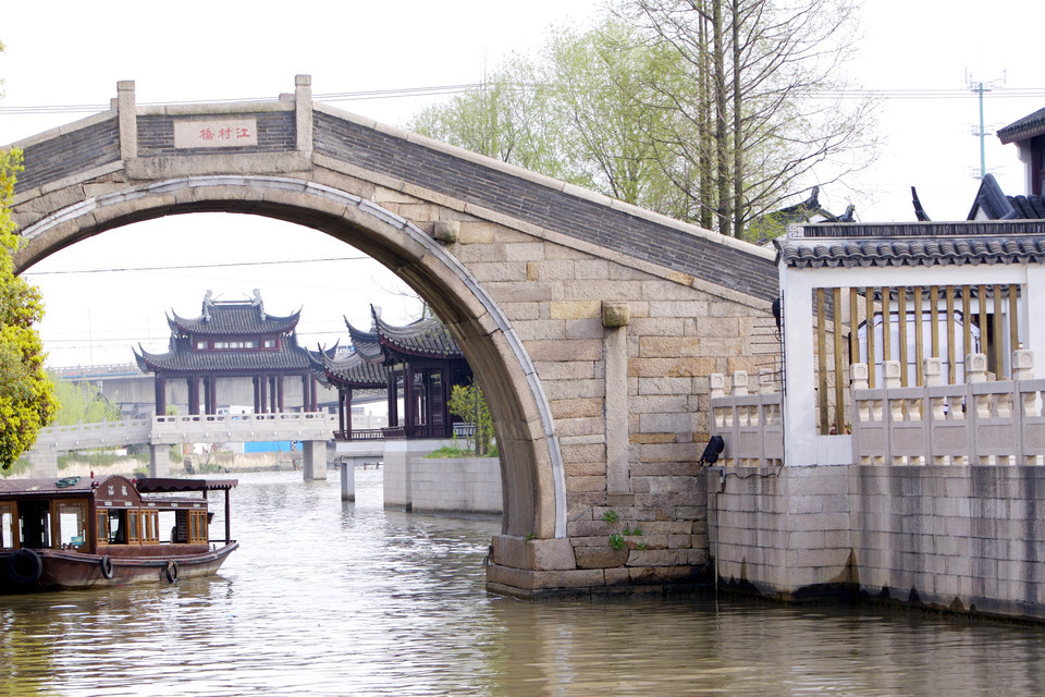 枫桥景区古镇图片
