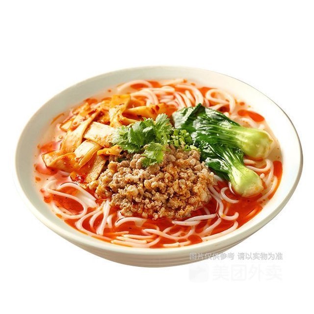 酸辣脆笋肉沫米线图片