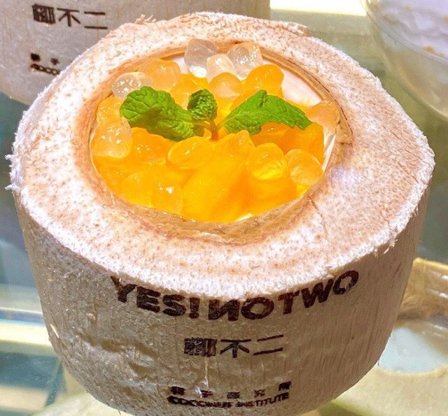 芒果椰子冻图片