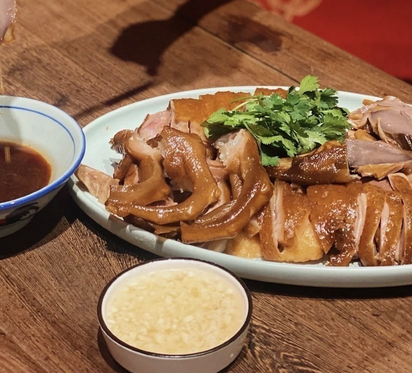 特色卤鹅拼盘图片