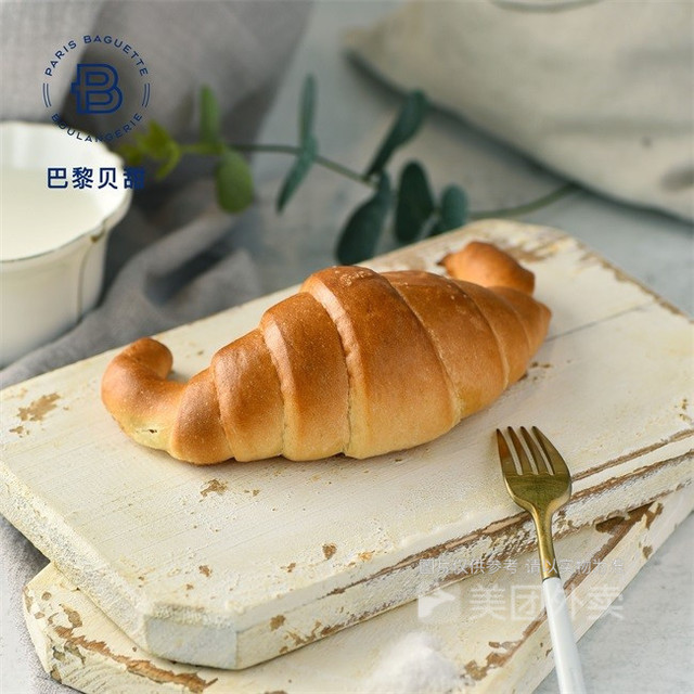 海盐羊角面包图片