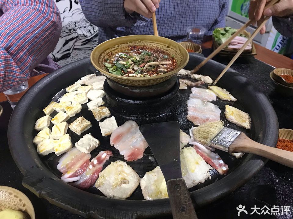 锅之约烙锅屋大方六龙活油豆干