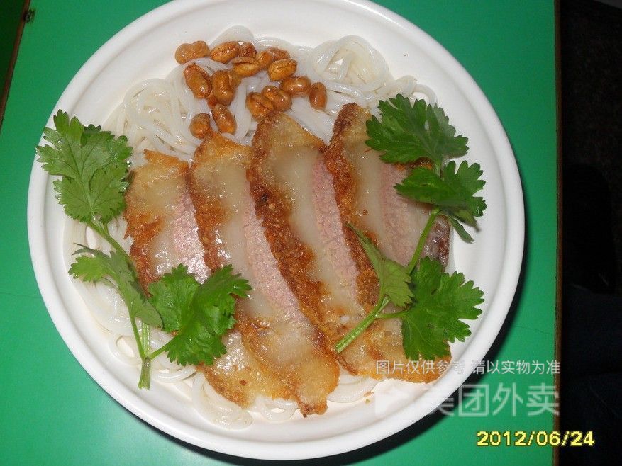 脆皮锅烧桂林米粉图片