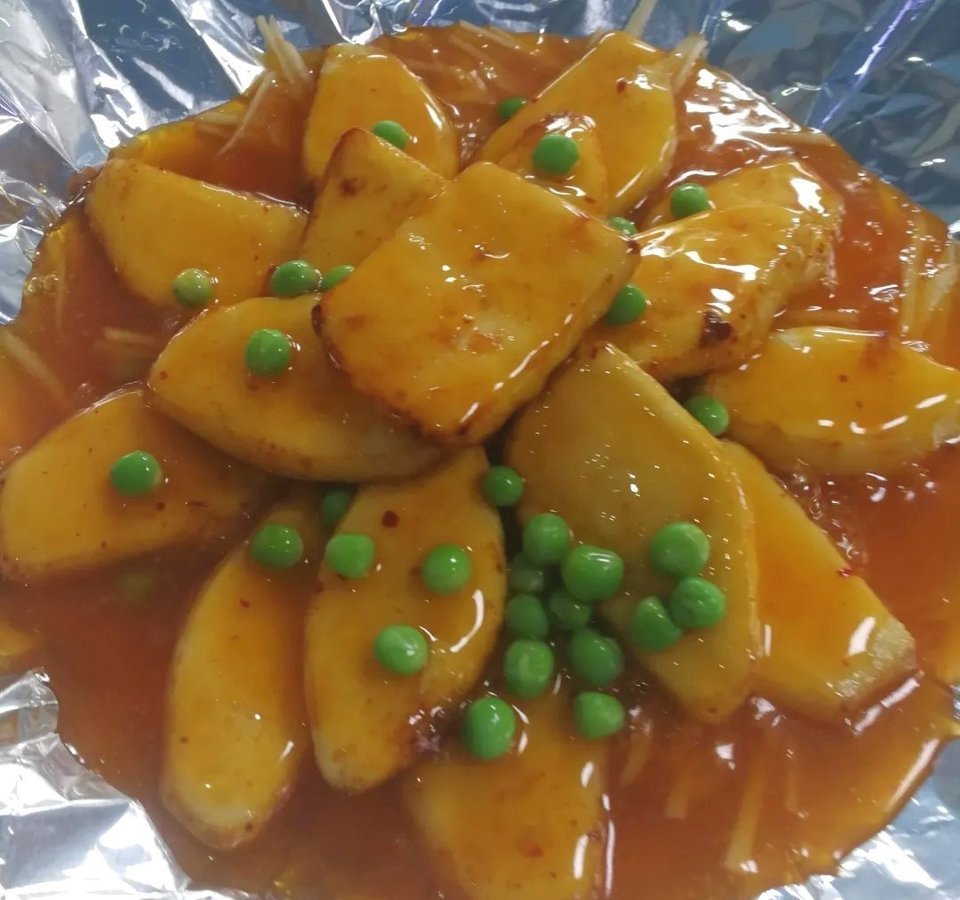 铁板奶豆腐图片