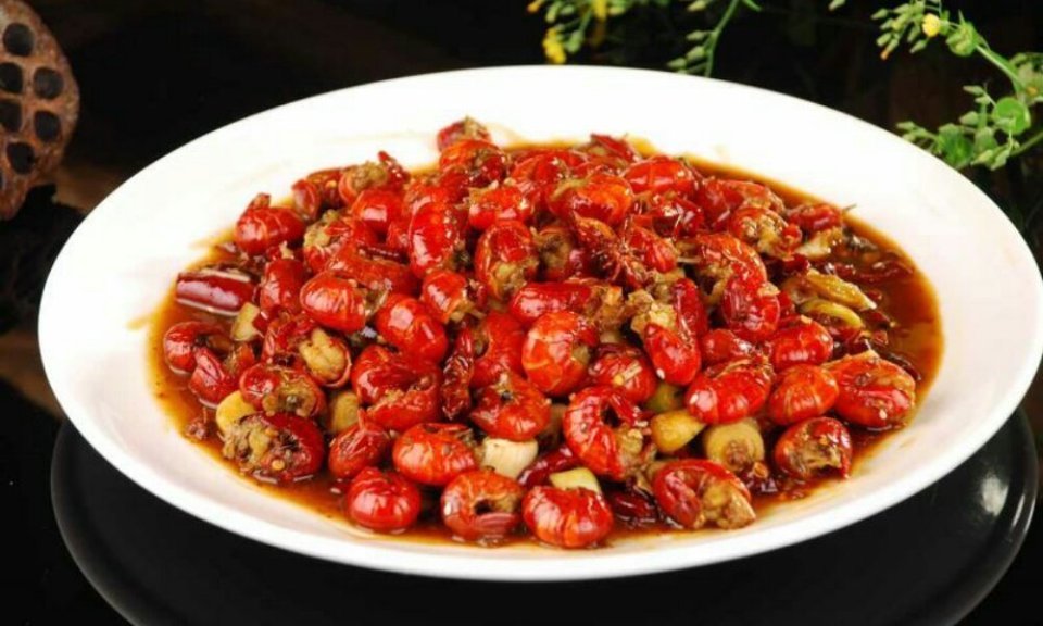 秘制炒虾尾图片