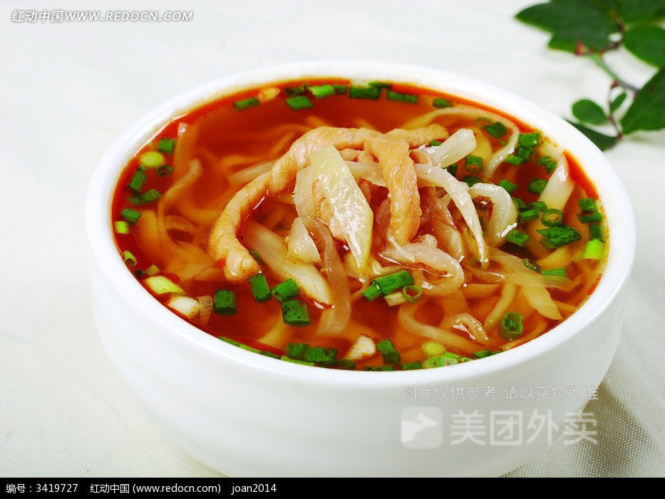 香菇肉丝刀削面图片