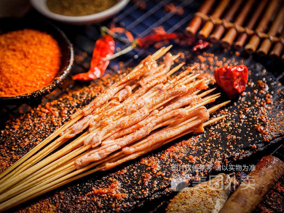 爆烤鸭肠图片
