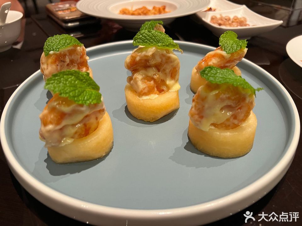 鲜果芥末虾球图片