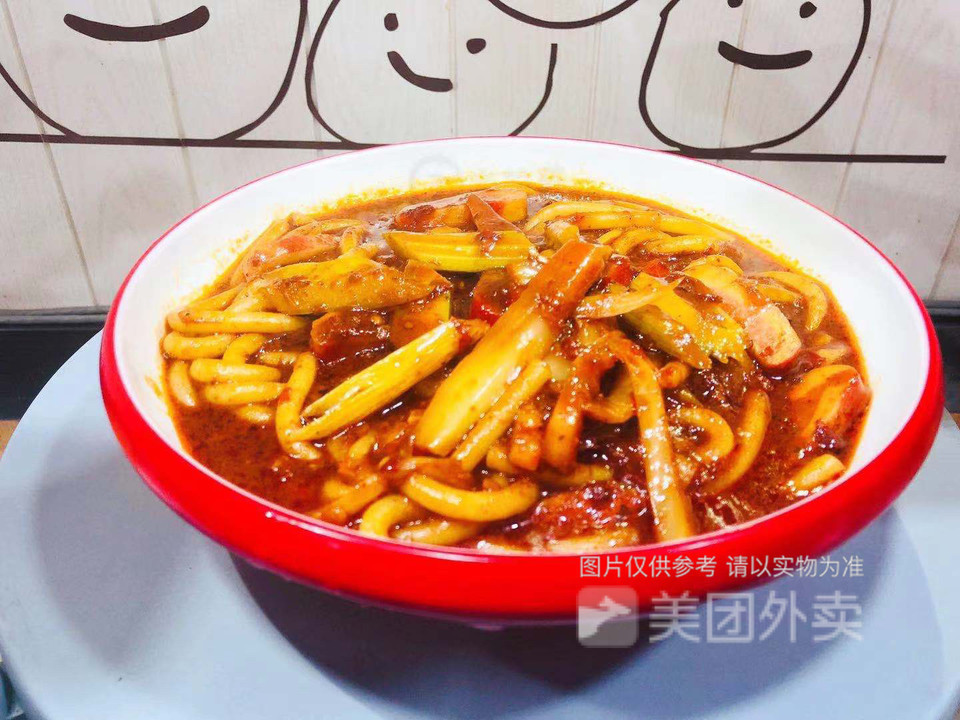 素炒米粉年糕图片