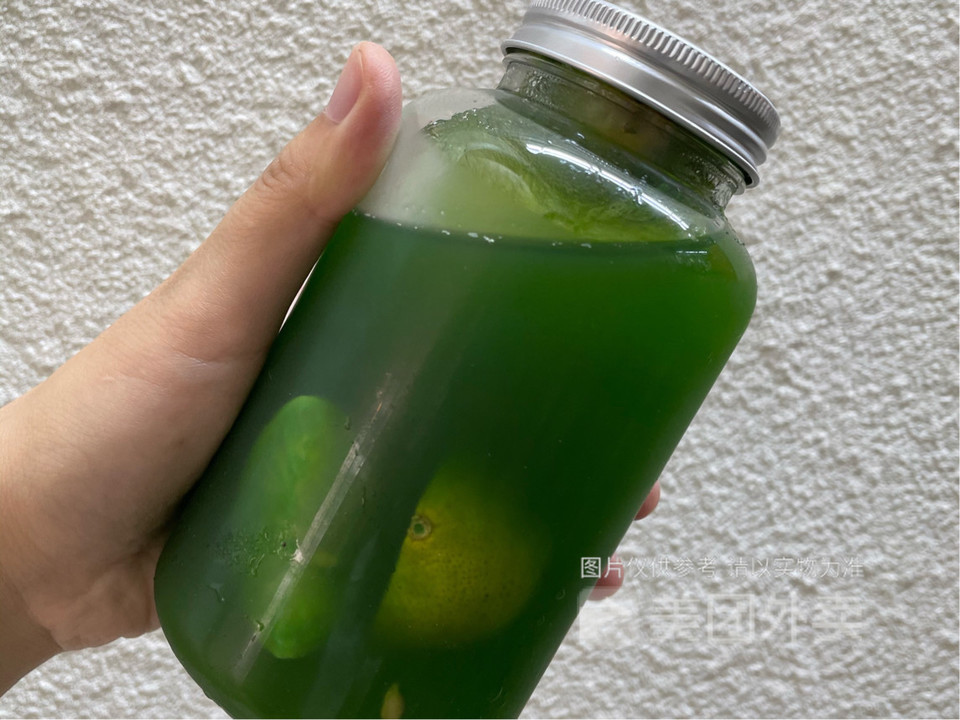 手打泰式柠檬绿茶图片