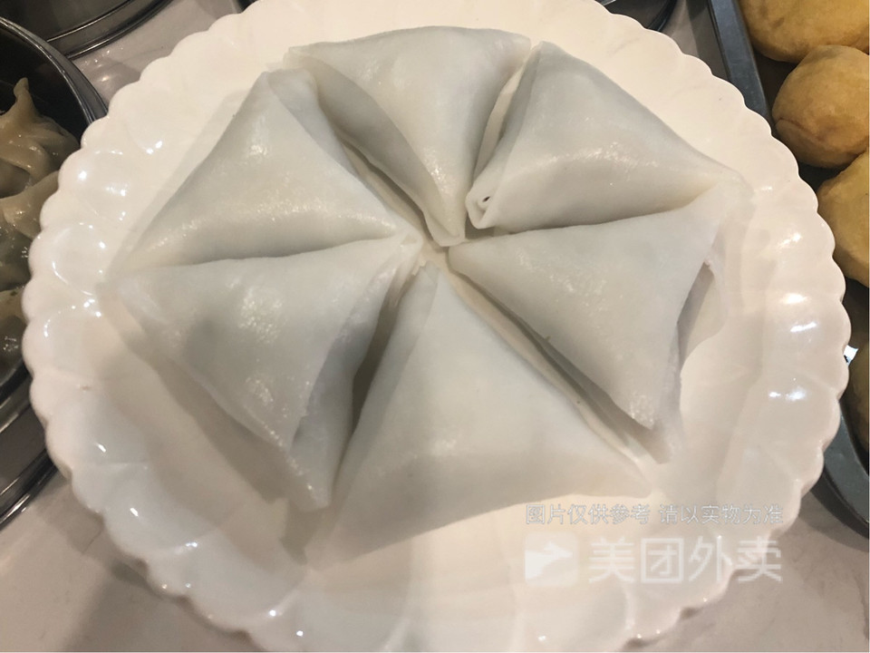 三角粉饺图片