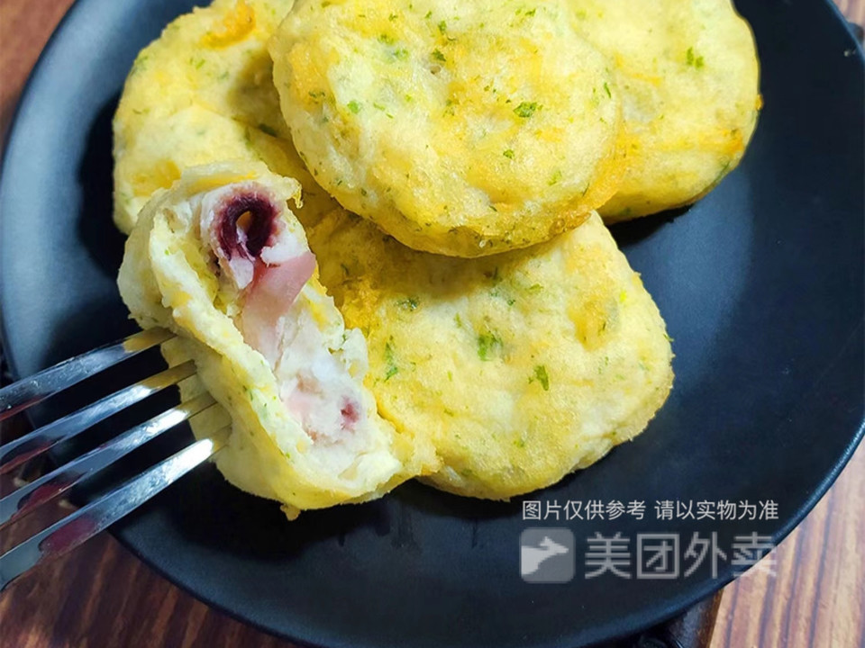 海苔章鱼饼图片