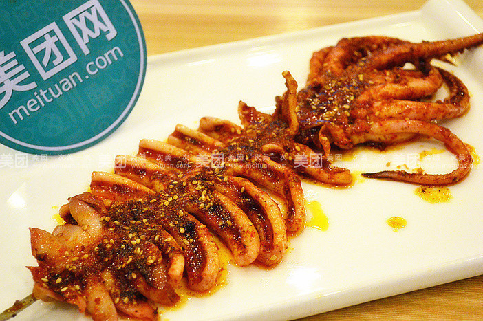 铁板鱿鱼图片