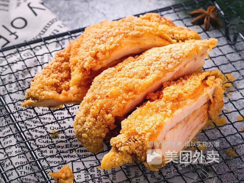 招牌黄金香酥脆皮鸡排图片