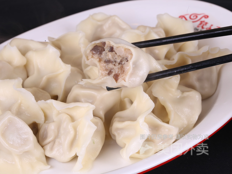 猪肉蘑菇水饺图片