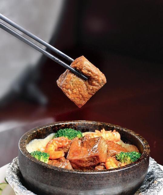 养生黑豆腐图片