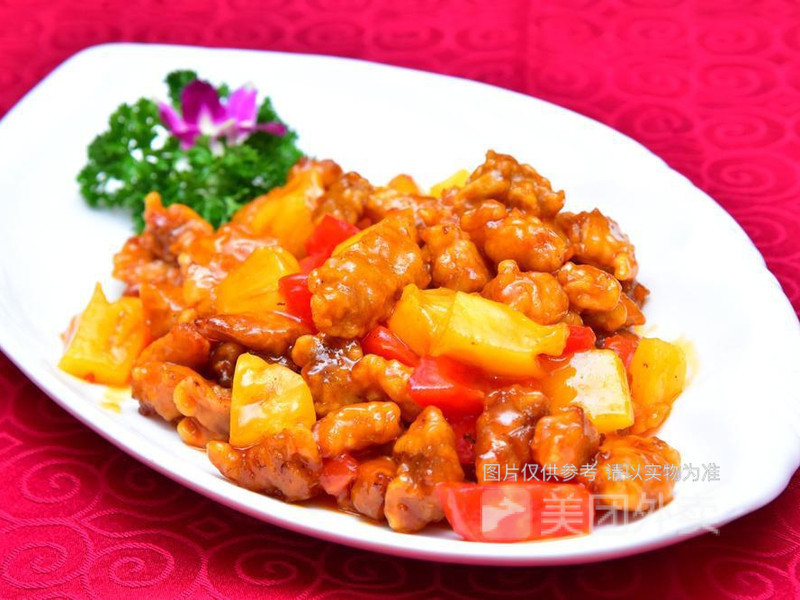 菠萝鸡米花图片