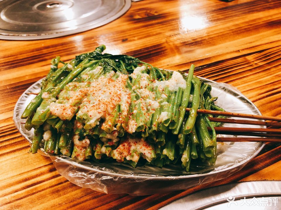 白酸糟烤空心菜