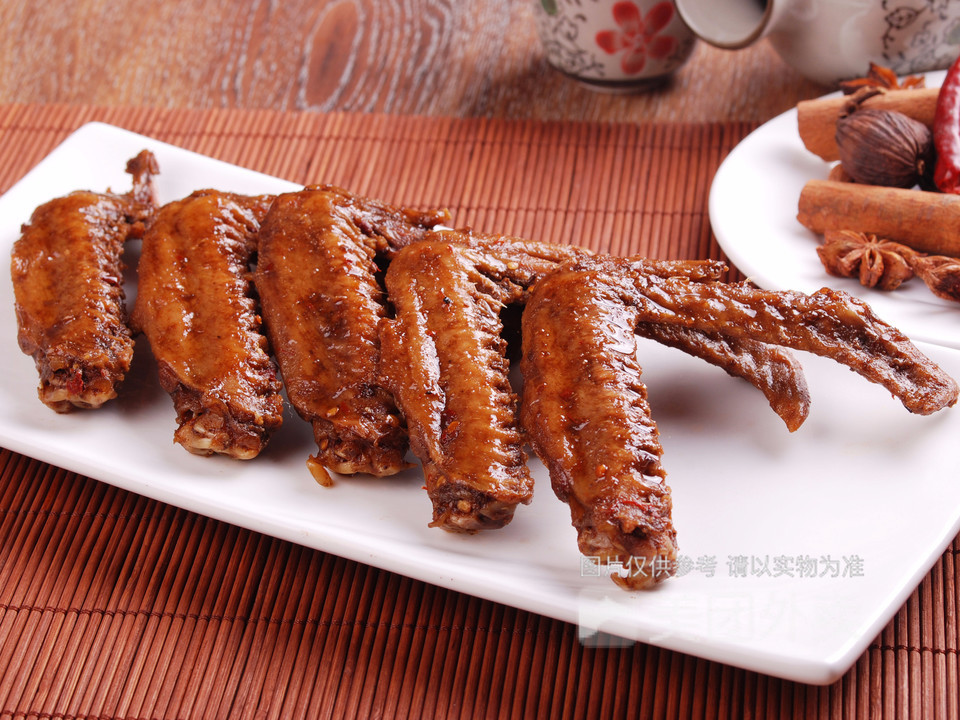 卤香鸭翅图片