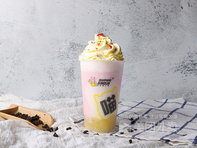 桃桃大福牛乳雪顶图片