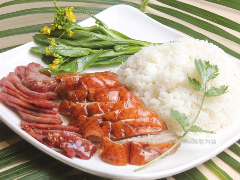 烧鸭拼叉烧图片