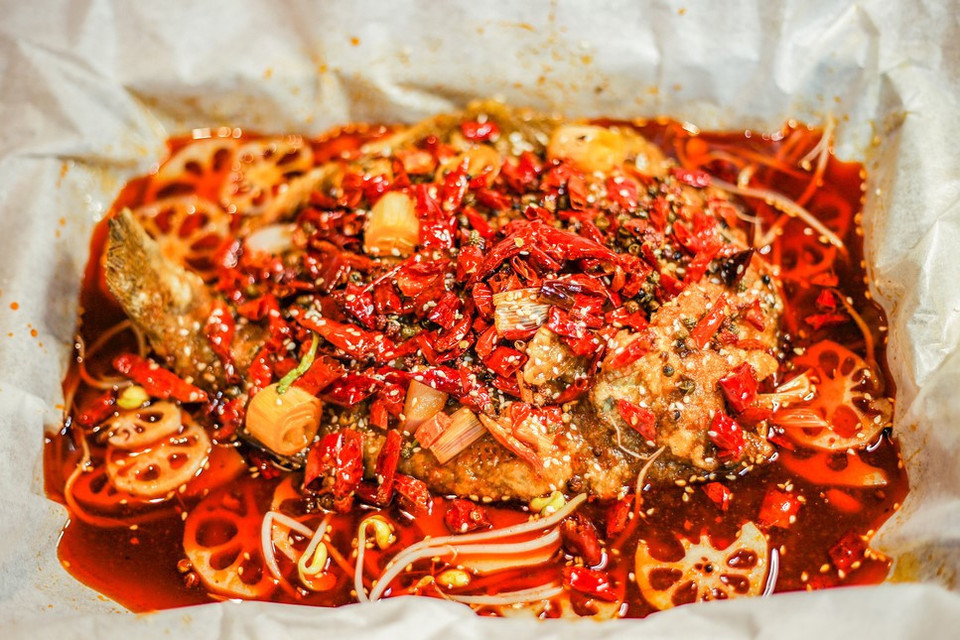 鱼味全纸上烤鱼