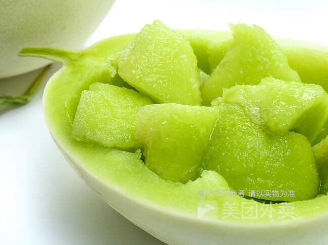 正宗南汇玉菇甜瓜切块图片