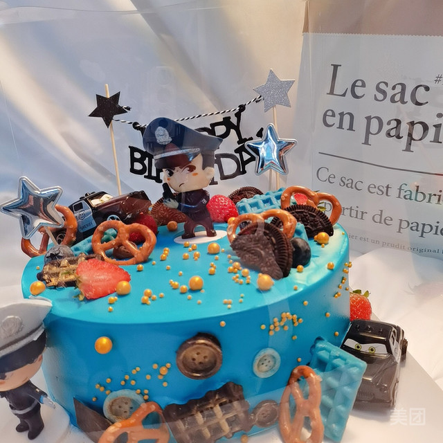 特警蛋糕图片