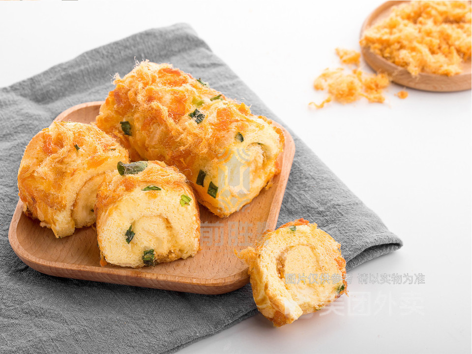 沙拉肉松卷图片