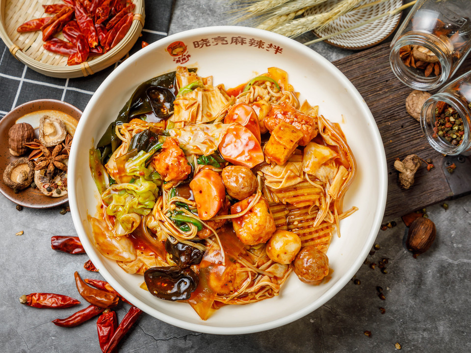 晓亮麻辣拌稽山店