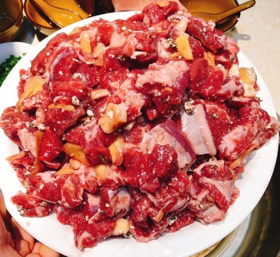 火锅霸王牛肉腌制法图片