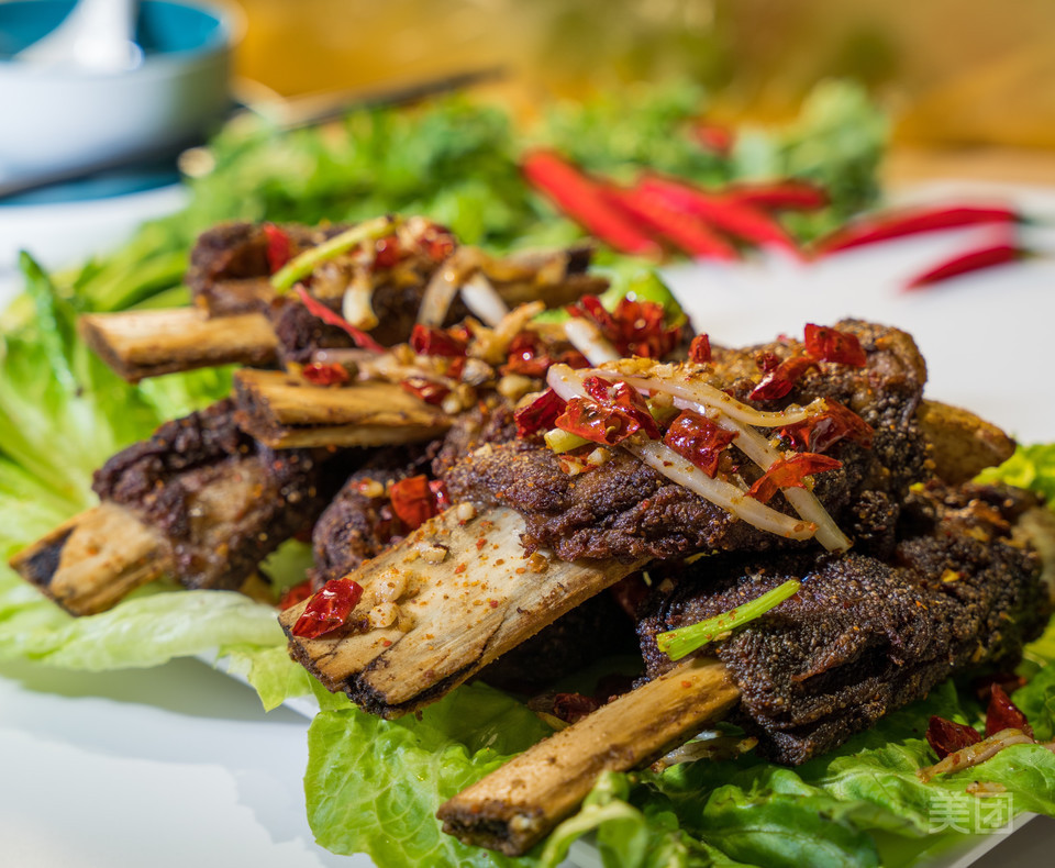 招牌椒盐牛肋排图片