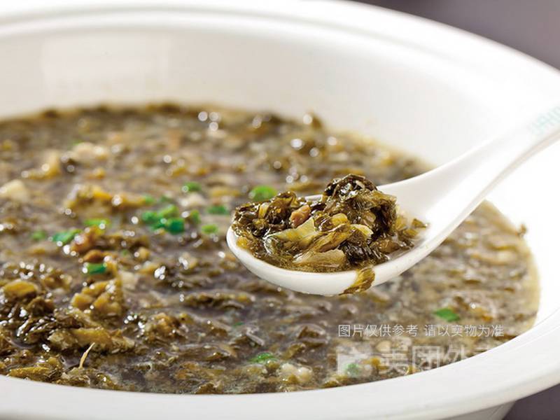 腌菜肉沫汤图片