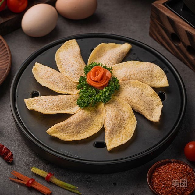 火锅鲜肉蛋饺图片