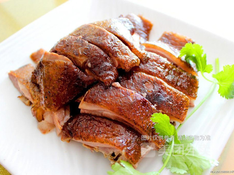 烧鹅拼手撕鸡饭图片