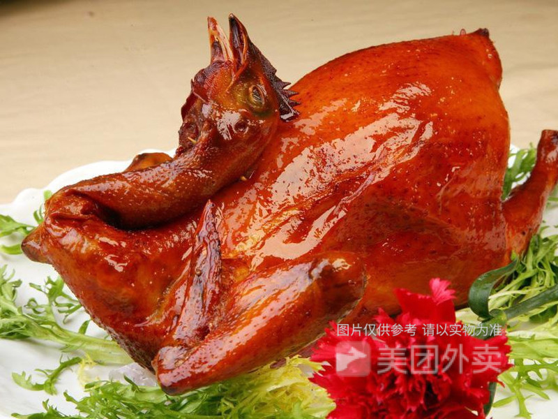 招牌脆皮烧鸡图片
