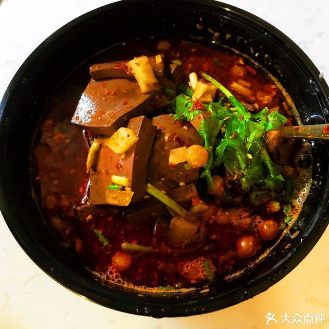麻辣鸭血图片