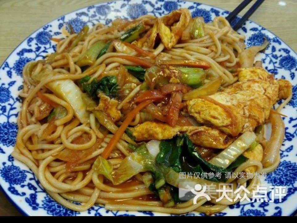 蛋炒手工面图片