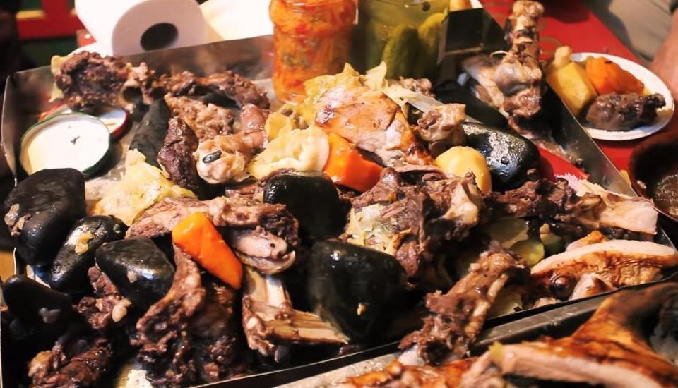 蒙古石头烤肉