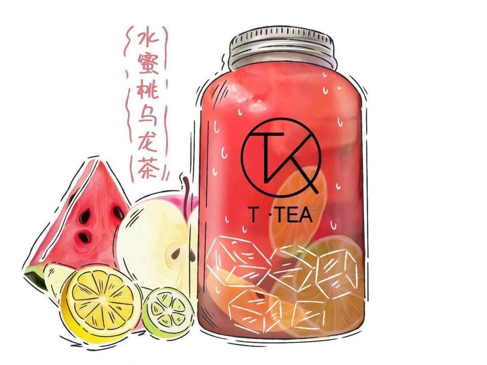 水蜜桃乌龙茶图片