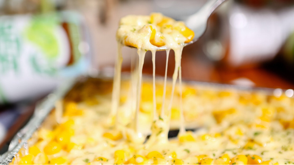 铁板芝士玉米图片