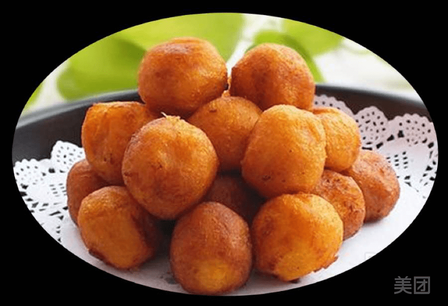 黄金红薯球图片