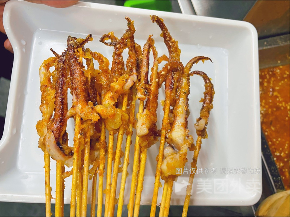 鱿鱼须小把串图片