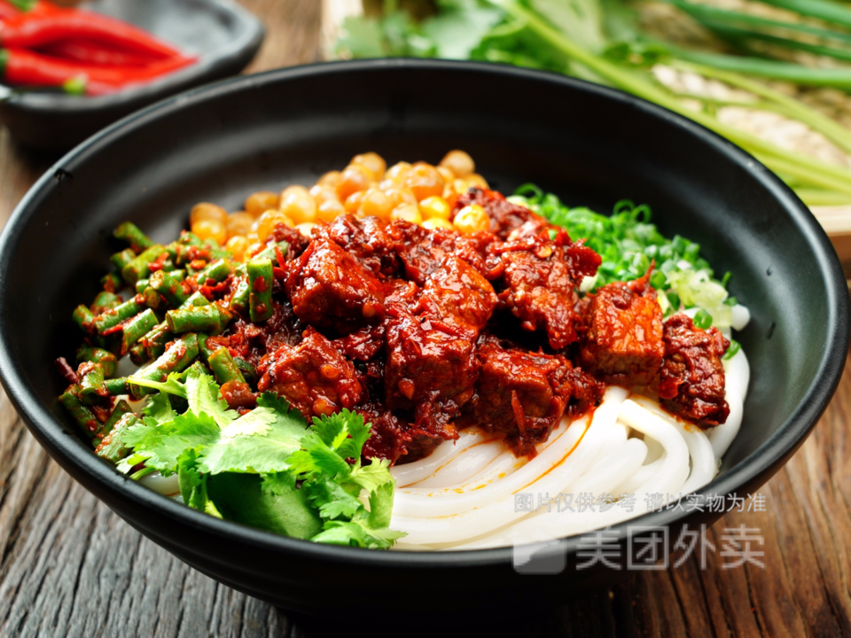 鸡肉拌米粉图片